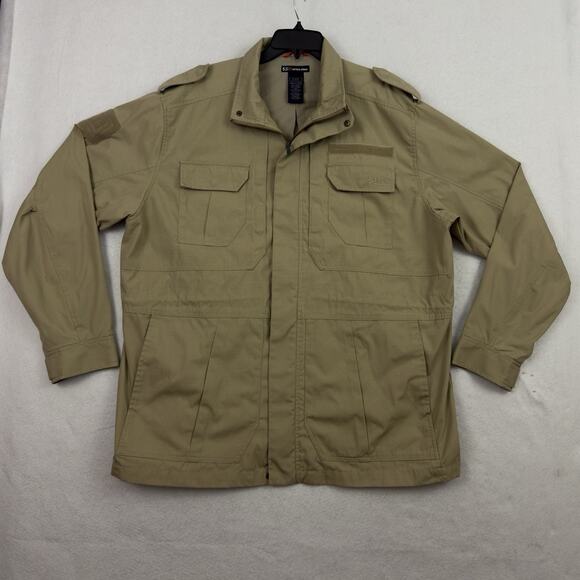 511 Tactical Taclite M65 Field Jacket Mens XL Tan Ripstop Military Utility 78007 - Picture 7 of 13